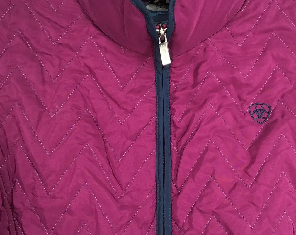 Ariat Women's Purple Ashley Quilted Vest - Size XL