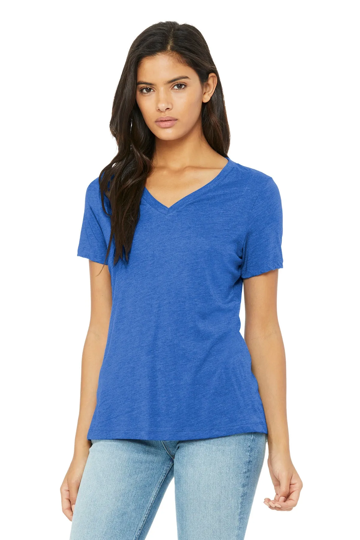 BELLA CANVAS Women's Relaxed Triblend V-Neck Tee BC6415