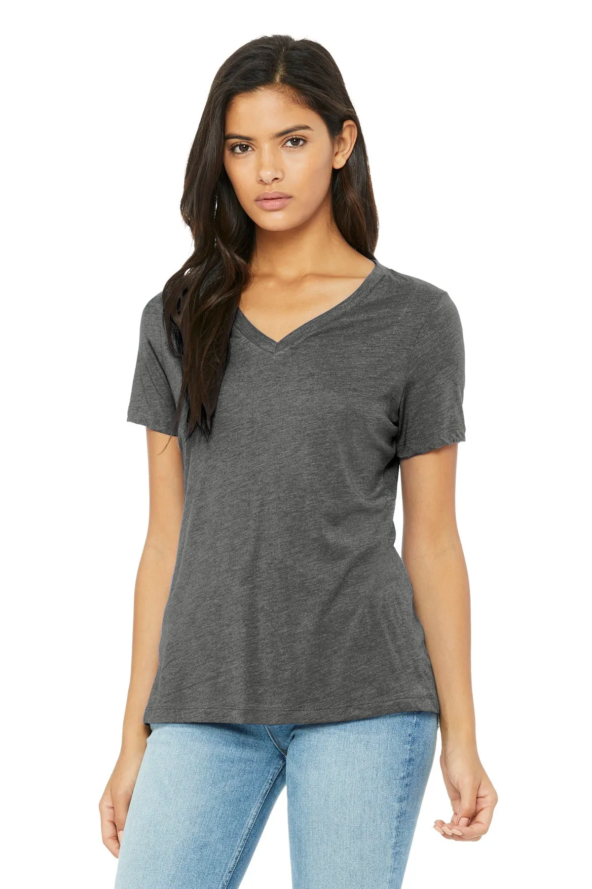 BELLA CANVAS Women's Relaxed Triblend V-Neck Tee BC6415