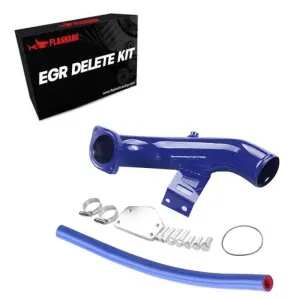 For 2004-2005 6.6L Chevy GMC Silverado LLY Duramax Diesel EGR Delete Kit (Upgraded)