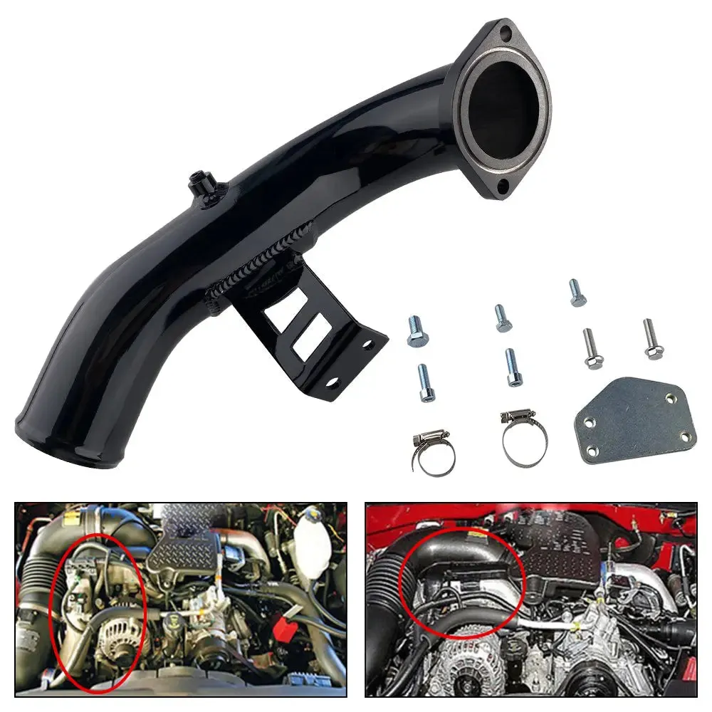 For 2004-2005 6.6L Chevy GMC Silverado LLY Duramax Diesel EGR Delete Kit (Upgraded)