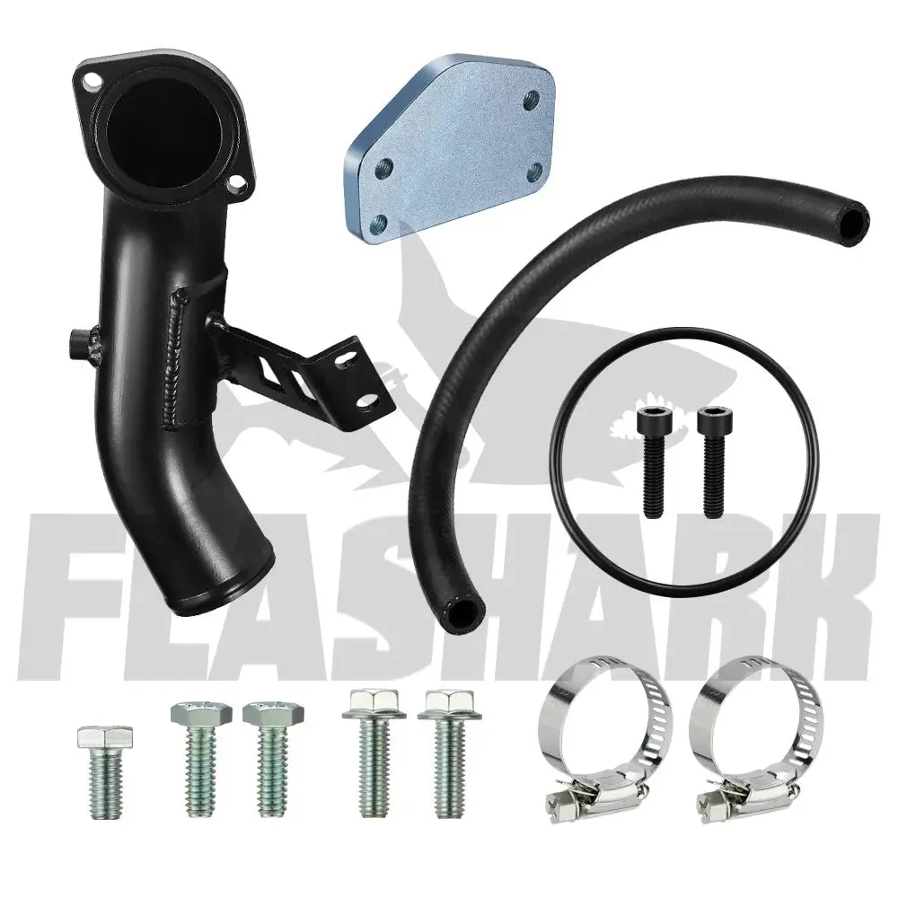 For 2004-2005 6.6L Chevy GMC Silverado LLY Duramax Diesel EGR Delete Kit (Upgraded)