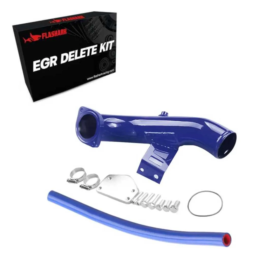 For 2004-2005 6.6L Chevy GMC Silverado LLY Duramax Diesel EGR Delete Kit (Upgraded)