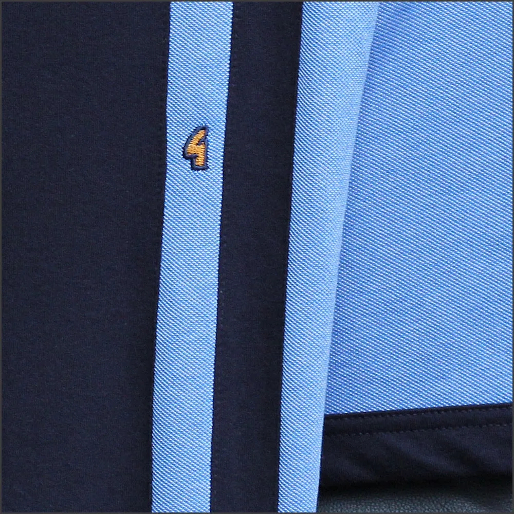 Gabicci X01 Navy Pattern T Shirt--