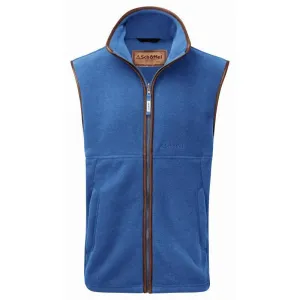 Schoffel Mens Oakham Fleece Gilet - Cobalt Blue