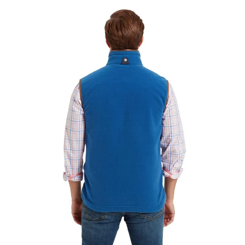 Schoffel Mens Oakham Fleece Gilet - Cobalt Blue