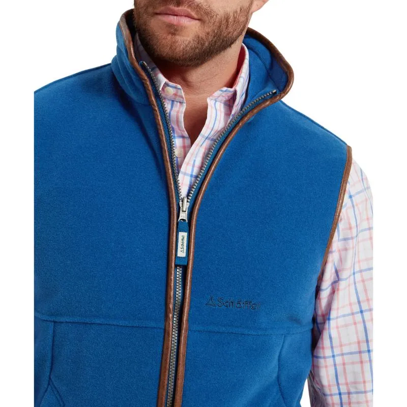 Schoffel Mens Oakham Fleece Gilet - Cobalt Blue