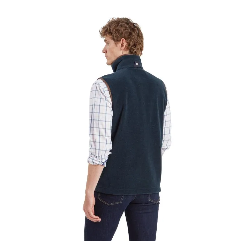 Schoffel Mens Oakham Fleece Gilet - Petrol Blue