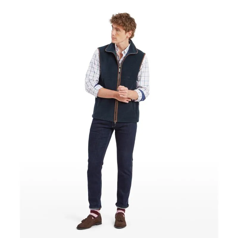Schoffel Mens Oakham Fleece Gilet - Petrol Blue