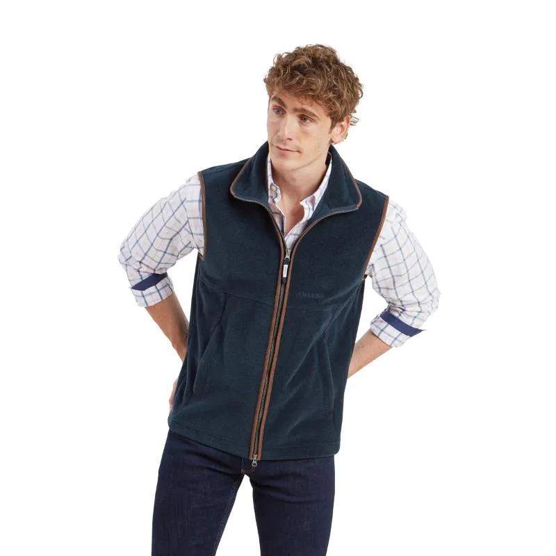 Schoffel Mens Oakham Fleece Gilet - Petrol Blue