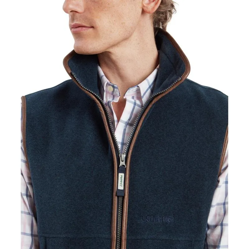 Schoffel Mens Oakham Fleece Gilet - Petrol Blue