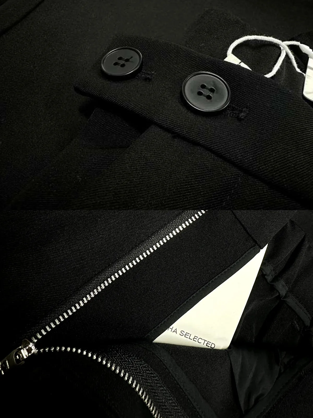 Two-Button Straight Pants